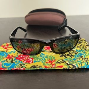 Men’s Maui Jim stingray polarized wrap sunglasses